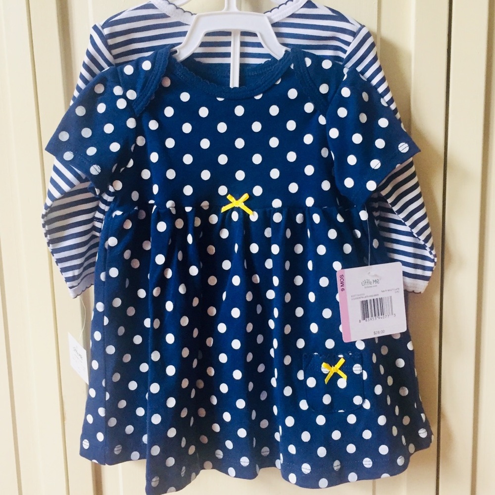 3 Piece Outfit Little Me 9 months NWT